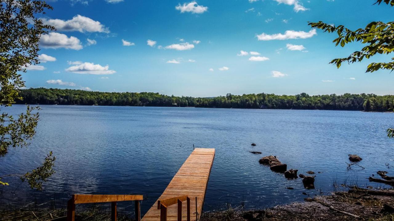 Yourtes Glamping Du Poisson Blanc Notre-Dame-du-Laus Esterno foto