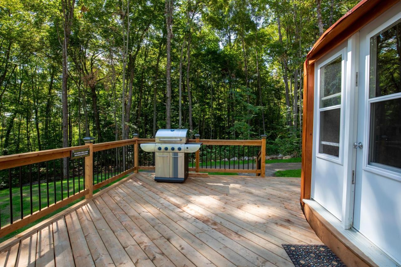 Yourtes Glamping Du Poisson Blanc Notre-Dame-du-Laus Esterno foto