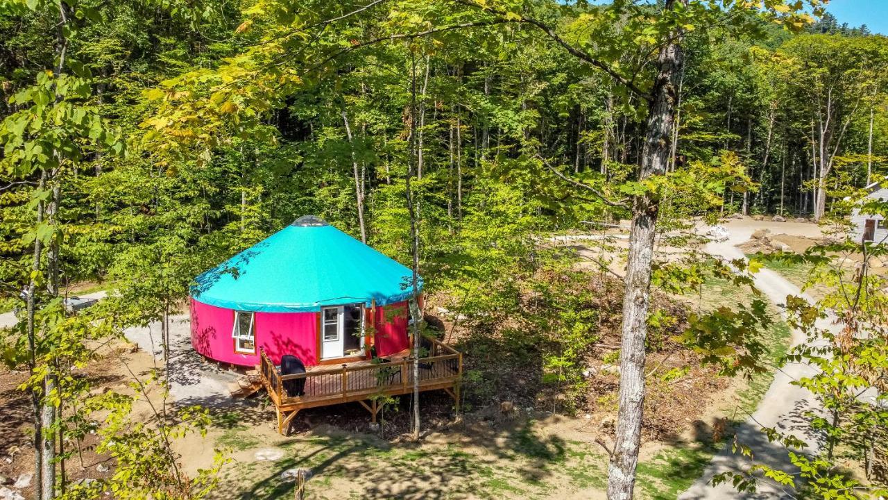 Yourtes Glamping Du Poisson Blanc Notre-Dame-du-Laus Esterno foto